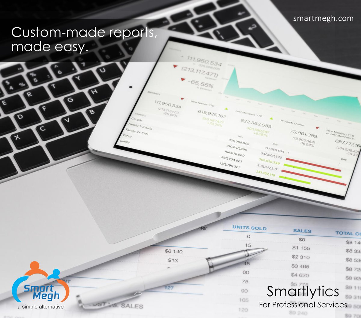 SmartMeghSolns's tweet photo. Get customised reports, explore the #data and gather #insights to transform #data to actionable solutions. #Smartlytics #WorkSmart #SmartMegh #Data #Reports #Insights https://t.co/rwYGRGTKT8