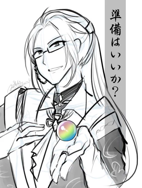 太子巫女なので気持ちを落ち着けるためにラクガキをしています。新しい太子やばくない?????? #アカセカイラスト 