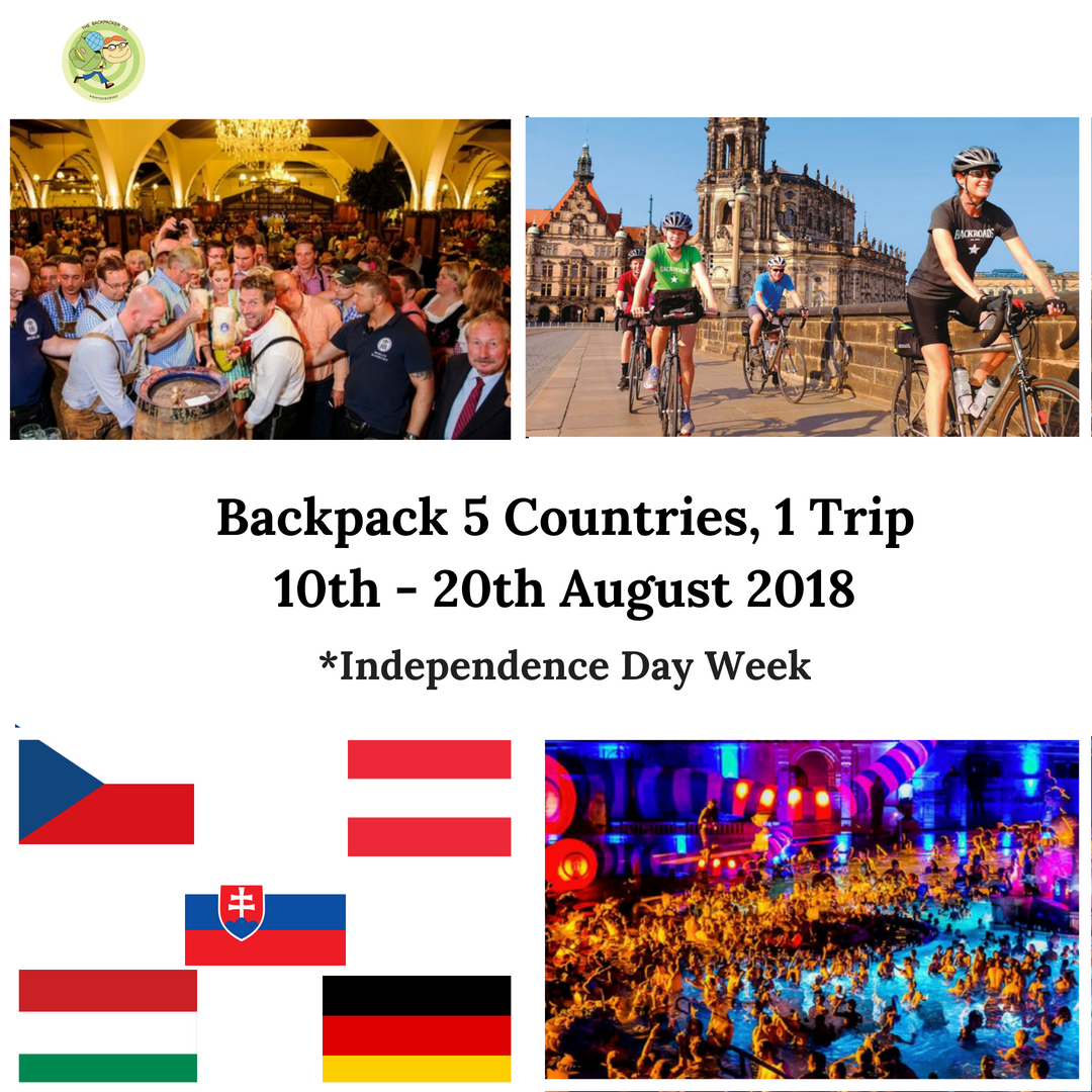 thebackpackerco's tweet photo. Backpack 5 Countries 1 Trip over Independence Day Week !

Apply for your leave ASAP !! #getoutofyourcubicle

Call us on 9820027737 / 9820027421 asap for details. Or inbox us your mobile number and we will send you the details.
*limited seats !!

#WhyDoBoring #5Countries1Trip https://t.co/2wYNvYiPHu