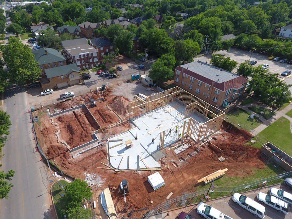 fitz_arch's tweet photo. Frida Southwest coming along in the @PaseoOKC! https://t.co/wIxfhloYCw