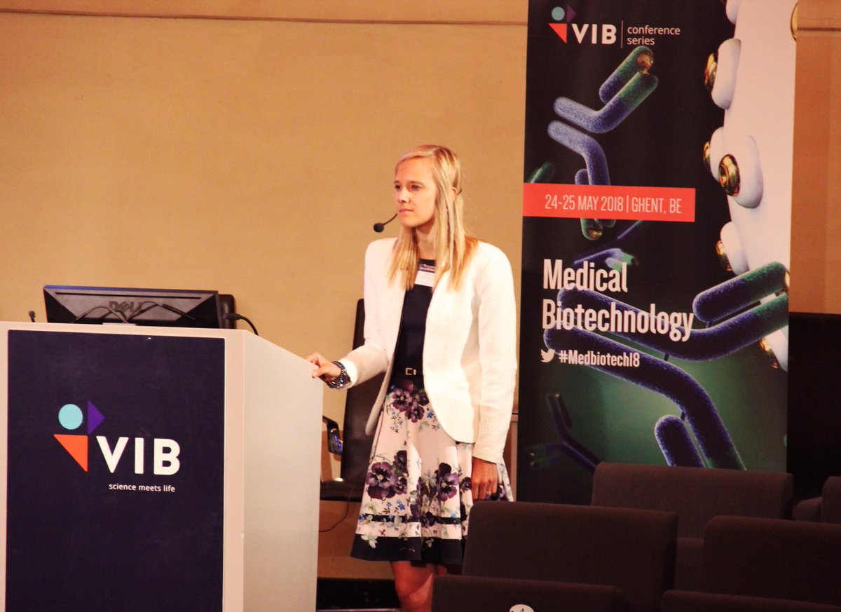VIB (@viblifesciences) on Twitter photo We are proud to have one of our own young scientists present her research @ #Medbiotech18. <a href="/SSteeland/">Sophie Steeland</a> <a href="/InflamResCen/">IRC - VIB/UGent</a> gave us an insight of therapeutic applicability of TNF receptor-1 inhibition using small single-doman AB's. #targeteddelivery #antibodies #medicalbiotech #VIBconf We are proud to have one of our own young scientists present her research @ #Medbiotech18. <a href="/SSteeland/">Sophie Steeland</a> <a href="/InflamResCen/">IRC - VIB/UGent</a> gave us an insight of therapeutic applicability of TNF receptor-1 inhibition using small single-doman AB's. #targeteddelivery #antibodies #medicalbiotech #VIBconf
