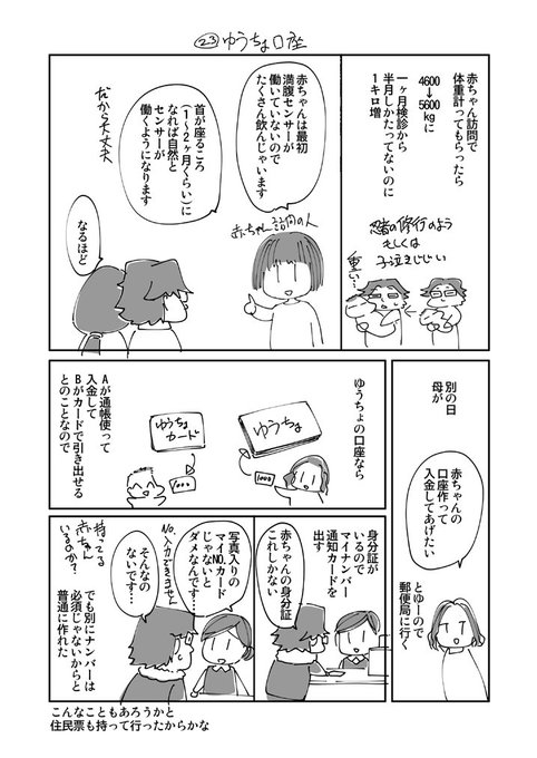 絵日記 ゆうちょ口座 