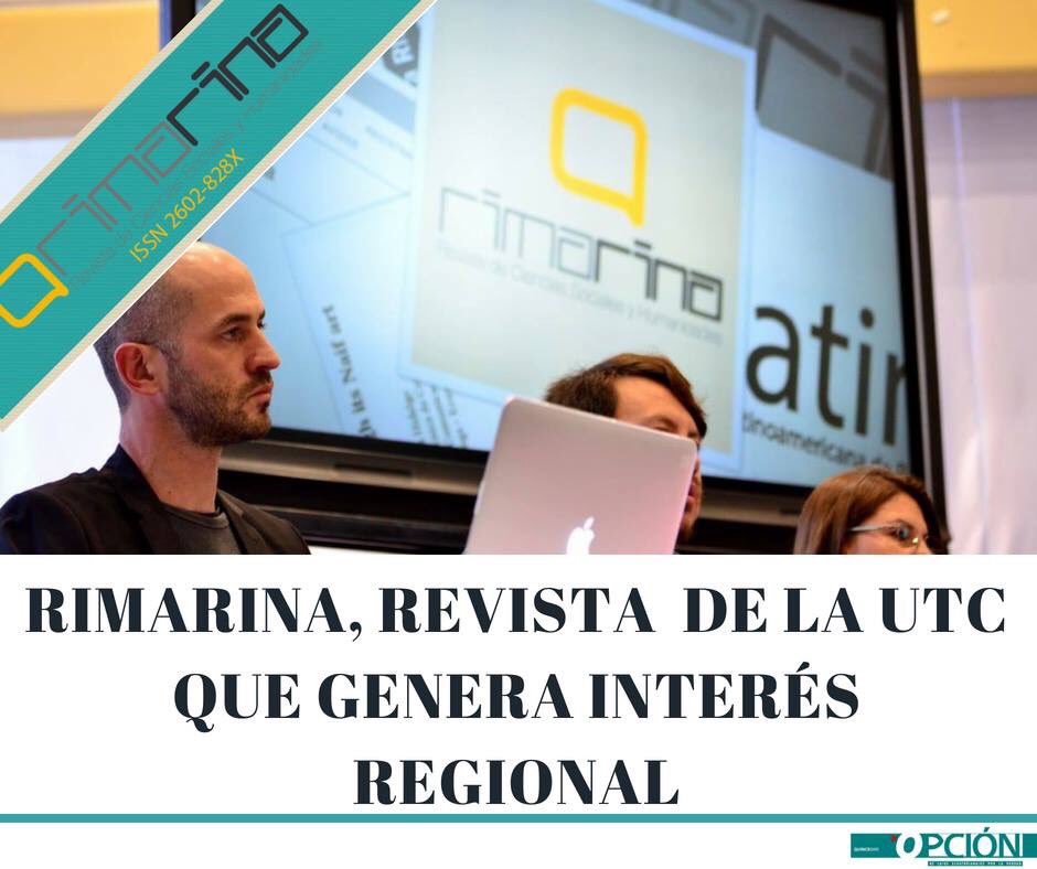 rfurena's tweet photo. La Facultad de Ciencias Humanas y Educación de @utcCotopaxi presentó a la comunidad académica nacional e internacional la revista científica “Rimarina”. Créditos: diarioopción https://t.co/cgdaNGEV4D