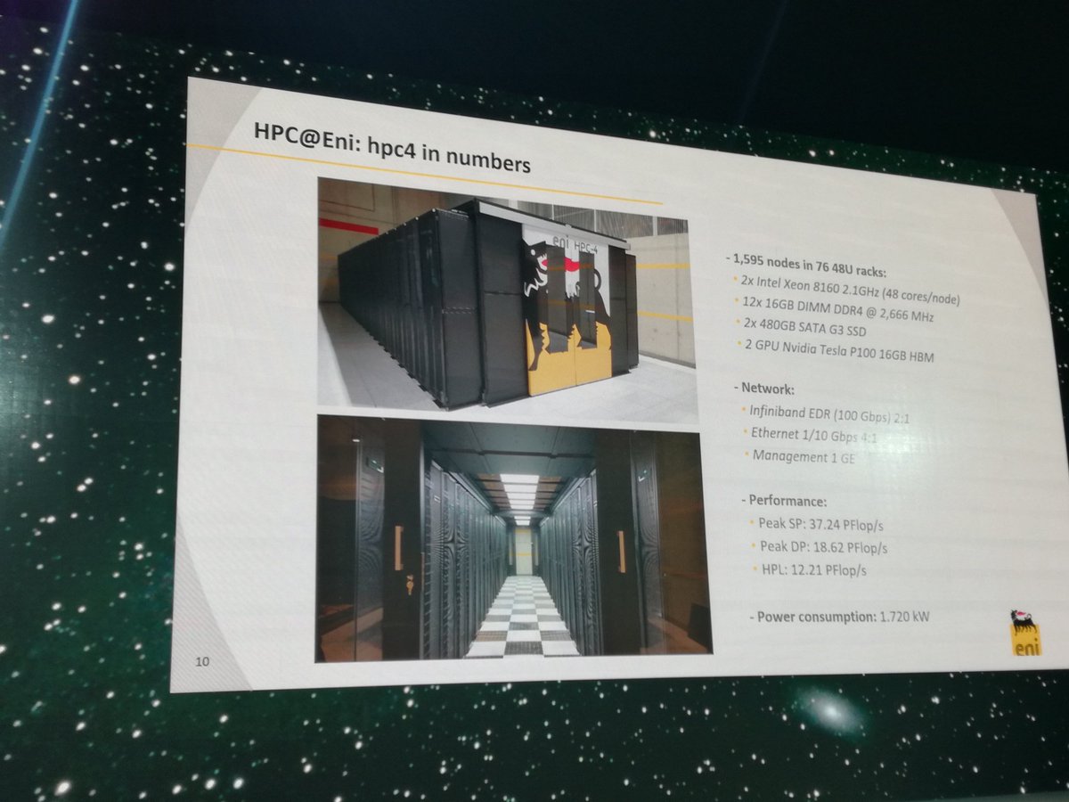 Andrea27601605's tweet image. HPC4: 1600 nodi in 76 rack! #HPC #HPC4 #HPEReimagine #HPEItalianSummit