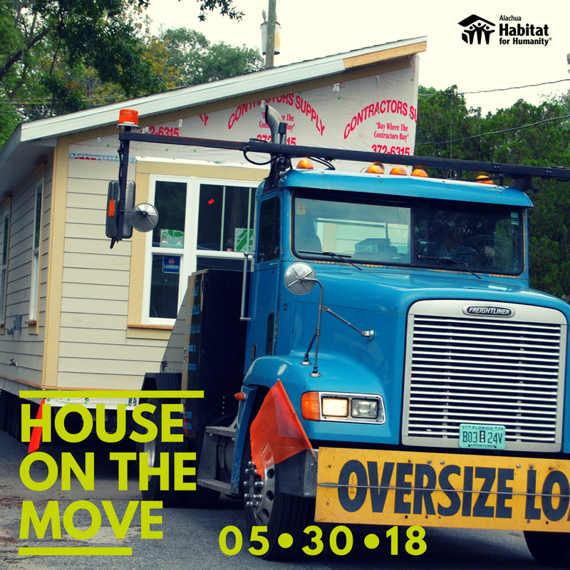 alachuahabitat's tweet photo. Tune in to https://t.co/GJ8kR7zRDw next Wednesday morning! We'll be on FB Live when @SantaFeCollege House #8 (the Habitat house constructed by students at SFC's construction institute) is moved to its final destination. #BuildMoreTogether #affordablehousing https://t.co/ThQOgSvmxo