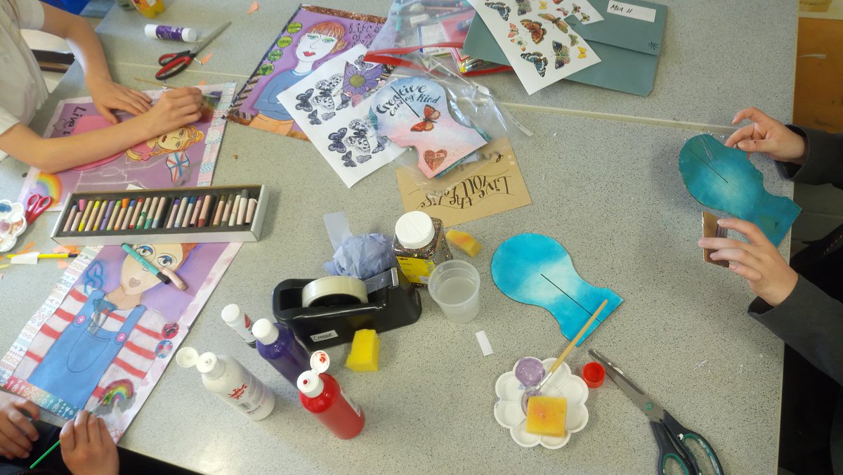 Year 7's hard at work