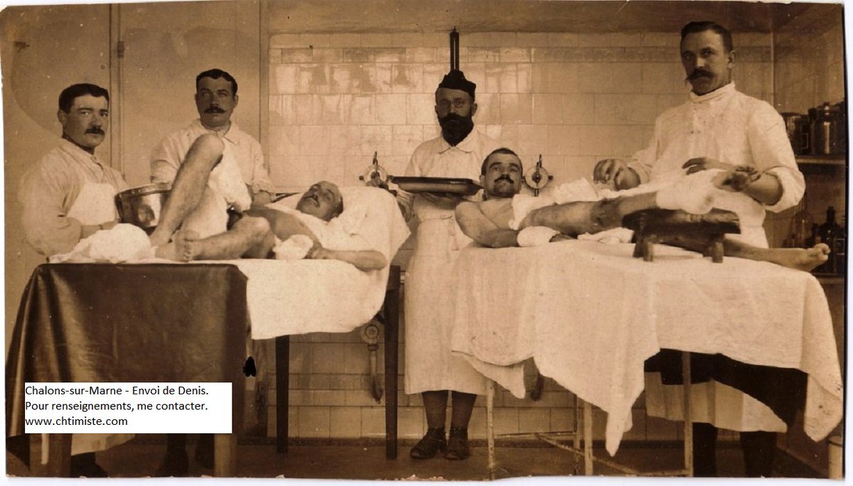 Le_Chtimiste's tweet photo. Photo d'Henri Malère de la 6e section d’infirmiers à l’hôpital militaire de Châlons-sur-Marne - #Chtimiste #SIM19141918 #infanterie19141918 #6eSIM #Infirmiers #hôpitaux19141918 https://t.co/FwgT5suoP0