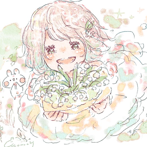 Momochy ももちー 5月24日の誕生花 スズラン 花言葉 再び幸せが訪れる フリーアイコン ショートヘアの女の子とうさぎ T Co Xg4nr29t9l めずらしく俯瞰のイラストです お誕生日のみなさまおめでとうございます ゚ T Co Momochy ももちー 5月24日の誕生花 スズラン 花言葉 再び幸せが訪れる フリーアイコン ショートヘアの女の子とうさぎ T Co Xg4nr29t9l めずらしく俯瞰のイラストです お誕生日のみなさまおめでとうございます ゚ T Co