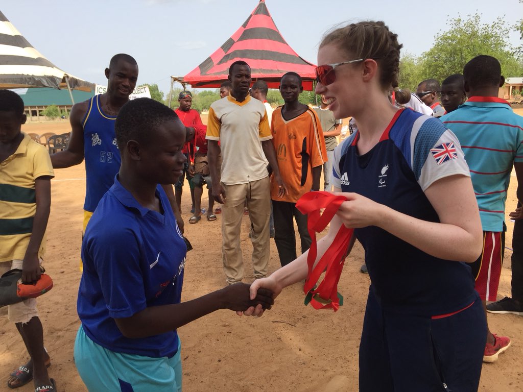 TeamInsightLTD's tweet image. Our director @GeorgieGoalball has been out in Ghana with @IntService to see how  the project #REACT which we have been a partner of is going - today is the final tournament and we are so excited to see the grand finale! @IntService
