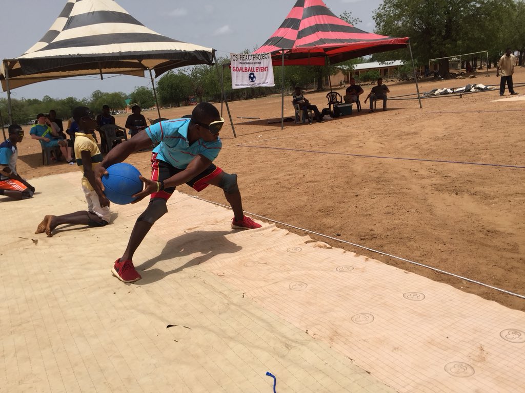 TeamInsightLTD's tweet image. Our director @GeorgieGoalball has been out in Ghana with @IntService to see how  the project #REACT which we have been a partner of is going - today is the final tournament and we are so excited to see the grand finale! @IntService