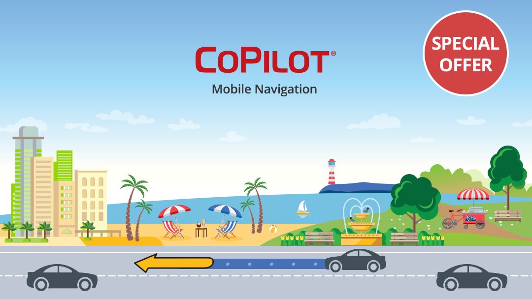 🏖️🌞🚗 Going somewhere nice this summer? Get 30% off selected in-app purchases and apps now. Open your AppStore or Google Playstore or go to Menu > Store in CoPilot to find out more #summer #sale #travel #journey