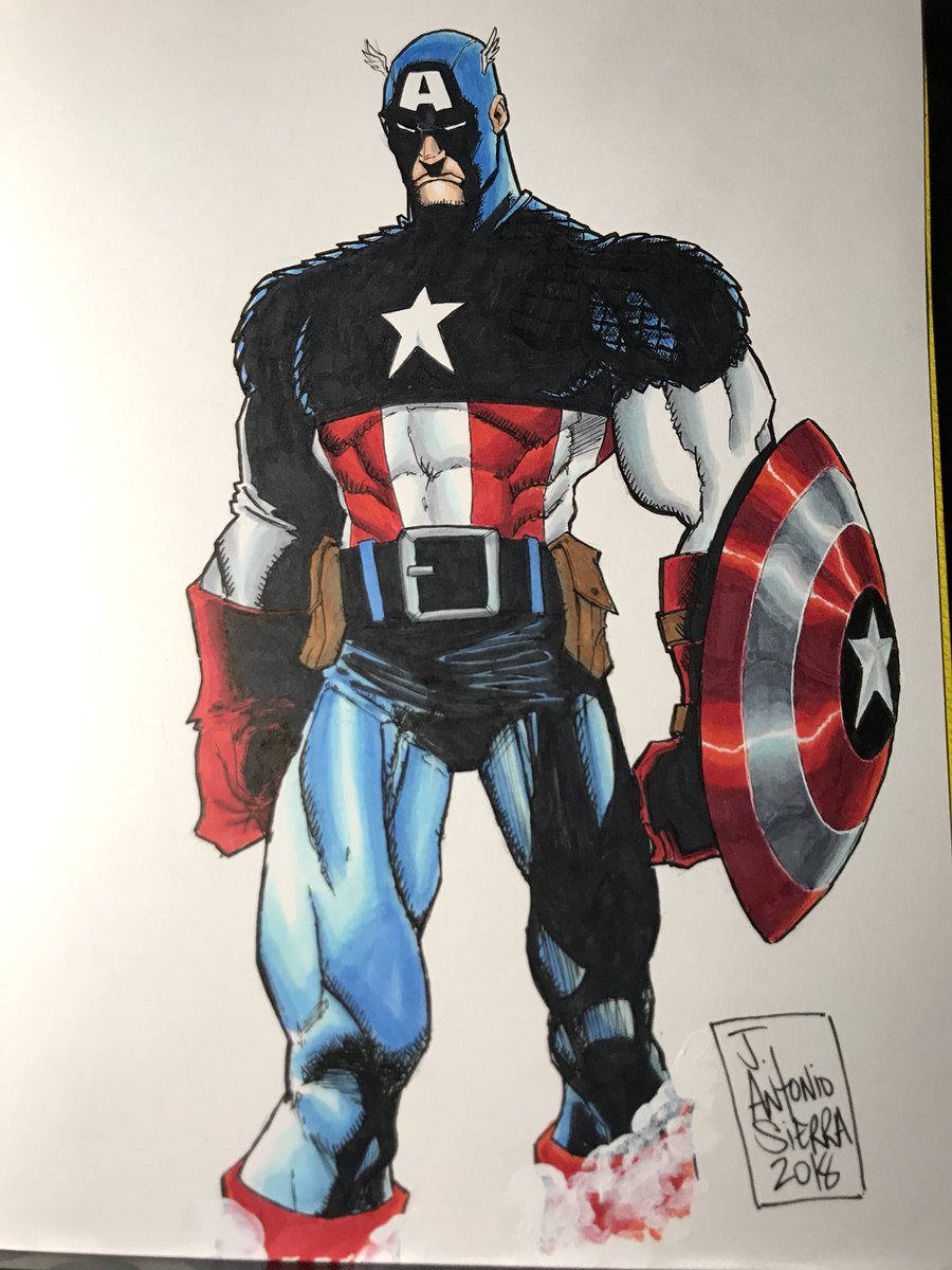 Done #CaptainAmerica #copicmarkers #marvel #AvengerInfinityWar #fanart #artoftheday #geek #comicbook @copicmarker