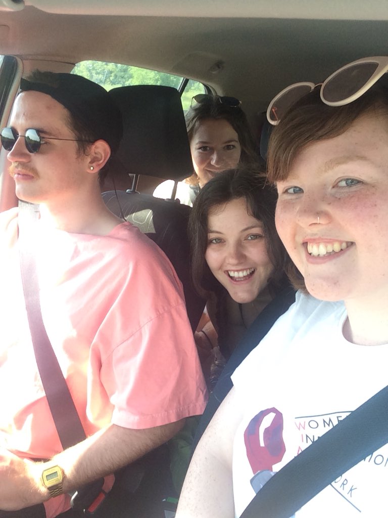 banbhatc's tweet photo. The WIN team is back on the road one more time for our final Dublin show before the referendum! Hangar, Andrew’s Lane, 8pm tonight, see you there! #Together4Yes #Repealthe8th #VoteYes https://t.co/esfGr163Ks