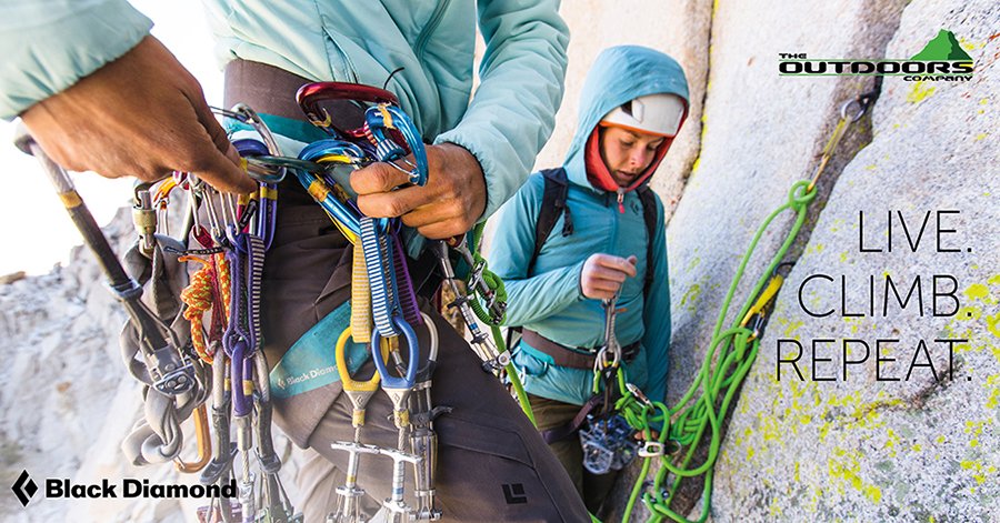 Did you know we can supply the complete range of <a href="/BlackDiamond/">Black Diamond</a> equipment for your group’s next climb? Get in touch on 01270 757890 or email us at: sales@theoutdoorscompany.co.uk to find out more about the full range of kit we can supply at TRADE prices! #climbing #liveclimbrepeat