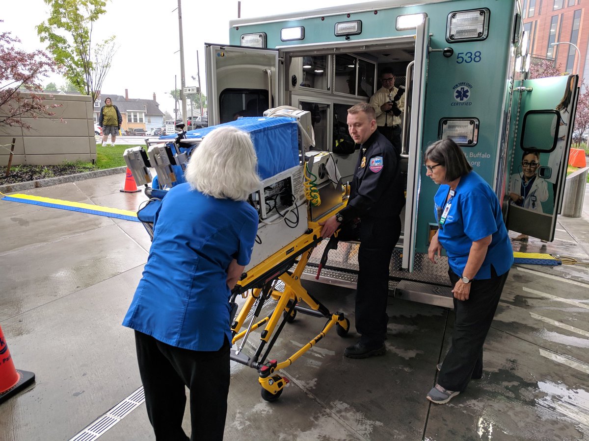 emswire's tweet photo. #Ambulance designed to transport premature newborns unveiled.
"Oishei Children’s #Hospital, Kaleida Health and AMR teamed up to design an ambulance to transport premature newborns in honor of #EMS Week"
View more:https://t.co/4003Y7pnlO
#Emergency_Vehicles #Infant #Transport #EMT https://t.co/TRjgMhNXiB