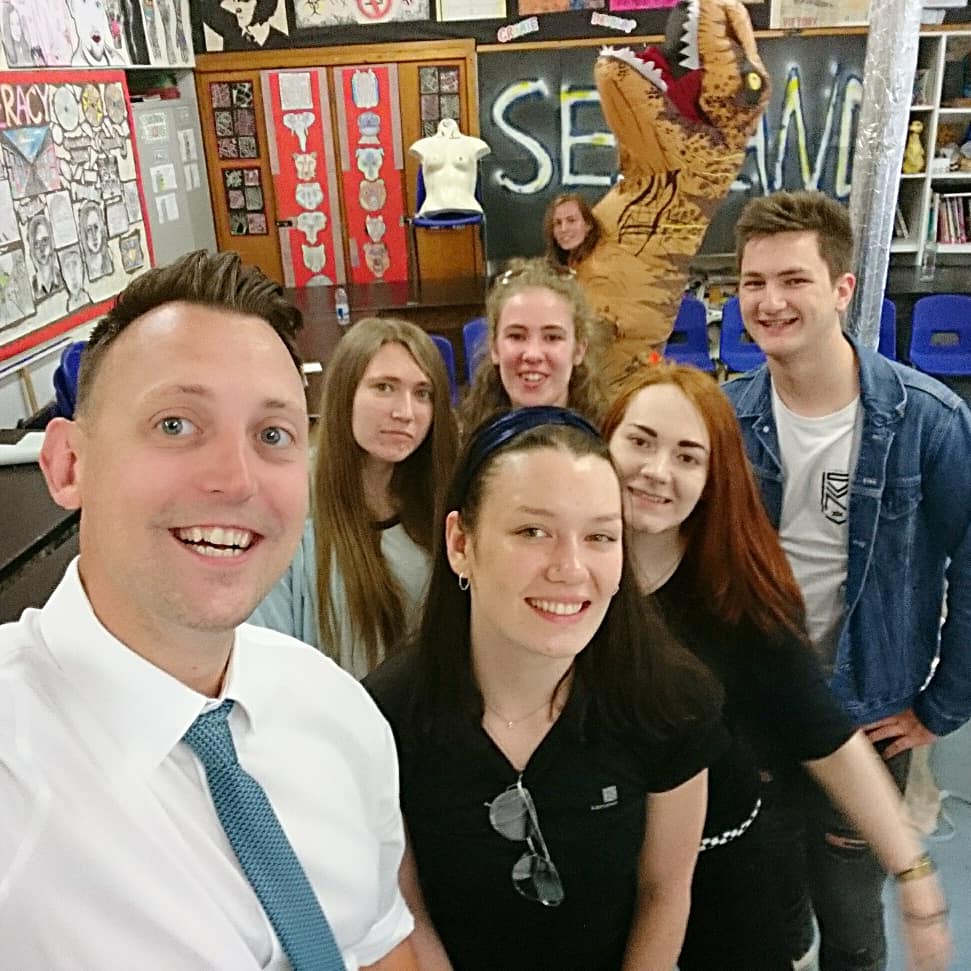BryntirionART's tweet photo. Well Done &amp; Good Luck to our Year 13 Art Students, you have been a pleasure to teach! The Art Department has been royally "Mucked-Up"! #DillyDilly #TeamArt https://t.co/c79iVbiRzt
