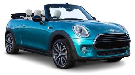 Get ready for summer with the Mini Cooper II 1.52dr Convertible Manual (Chili pack) various colours example rate 3x35, 10k per annum, £219.99 plus vat (also available on personal lease). 100 available. (Pic for illustration purposes only)