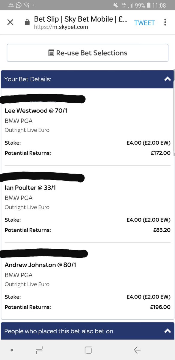 WissyStizzle's tweet photo. Brit-Pack betting, come on lads! ⛳ Best of Luck, show me that 💰 @BMWPGA
 @BeefGolf @IanJamesPoulter @WestwoodLee https://t.co/HUSAqcNTgZ