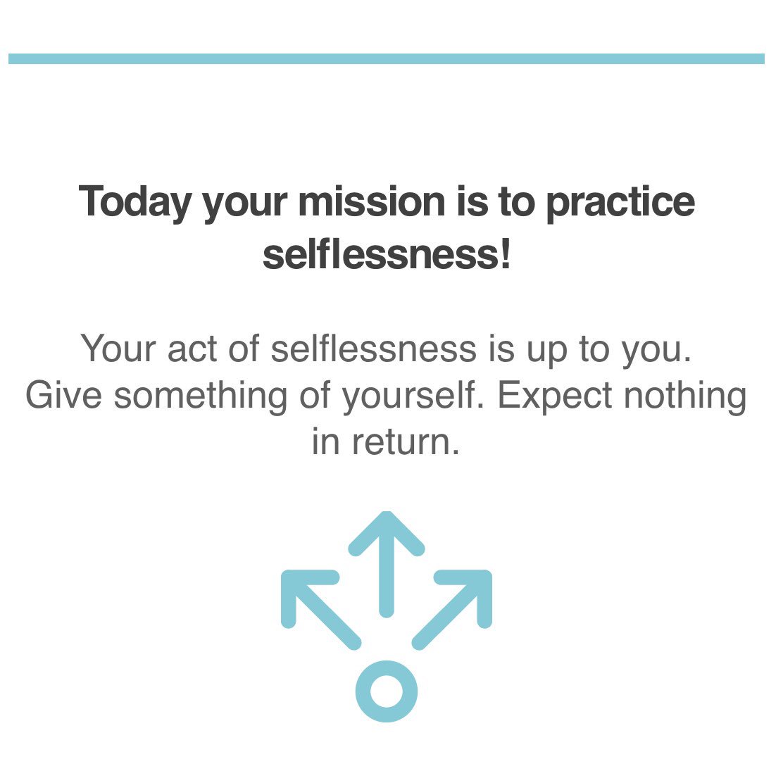 gr8nesstbd's tweet photo. Day 4: SELFLESSNESS
Practice being selfless. You end up getting more than you anticipate when your soul is giving. 8️⃣💙👓
#gr8nesstbd #bethechange #beselfless https://t.co/3fa9zrkFT8