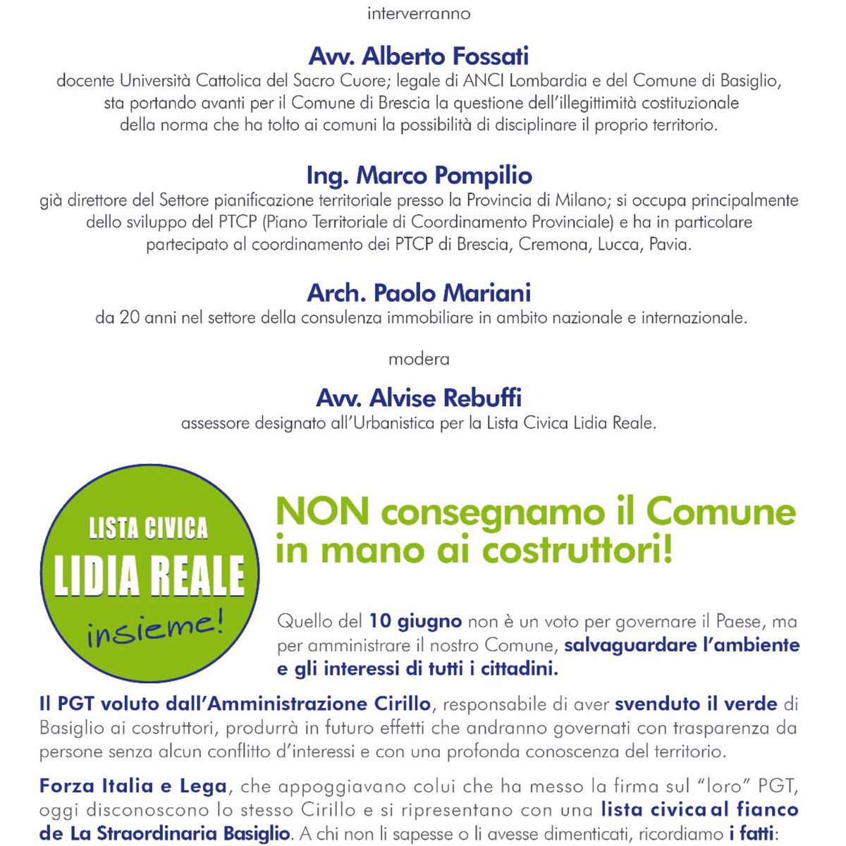 LidiaReale's tweet photo. Oggi #24maggio alle 21 vi aspetto al Polo culturale “Il Mulino di Vione”. Cosa è stato fatto e cosa intendo fare per il #PGT! #Basiglio #elezioni2018 https://t.co/ovZd4M0rCk