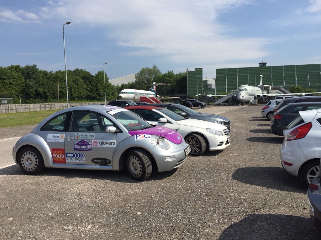 CancerBikeMan's tweet image. Penultimate checkpoint on #rotarygrandtour @manairport #runwayvisitorpark - now off to the finish in #Halifax @ClitheroeRotary @malcrotary @RotaryGBI @EndPolioNow