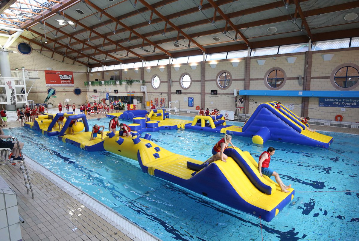NEW!! Mission Inflatable launches Sunday 27 May - minimum age 6yrs+. Book your place online now theleisureplex.com admissions policy applies