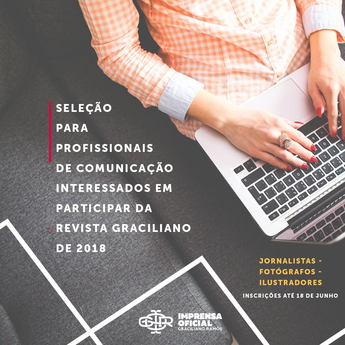 imprensaal's tweet photo. Que tal fazer parte da criação da Revista Graciliano, que é referência no mercado editorial, com conteúdo especializado na cultura alagoana? 😍🙌 As inscrições para os profissionais da área de comunicação estão abertas até o dia 18 de junho! 😉👍Não perca essa oportunidade! 🤗 https://t.co/jlPw1KBT84