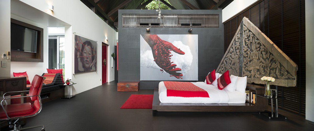 Heavenrentals's tweet photo. New Addition - Take a look at our Stunning 5BR Luxury Villa in #Kamala #Phuket Where #Food and #Art Fuse for the Delight of your Senses ~ Book Now: https://t.co/HMURSsp8C8 #luxuryvilla #luxurytravel #foodies #gastronomy #villarentals #travel #designvilla #designervilla #artwork https://t.co/C8OHFBft9Y