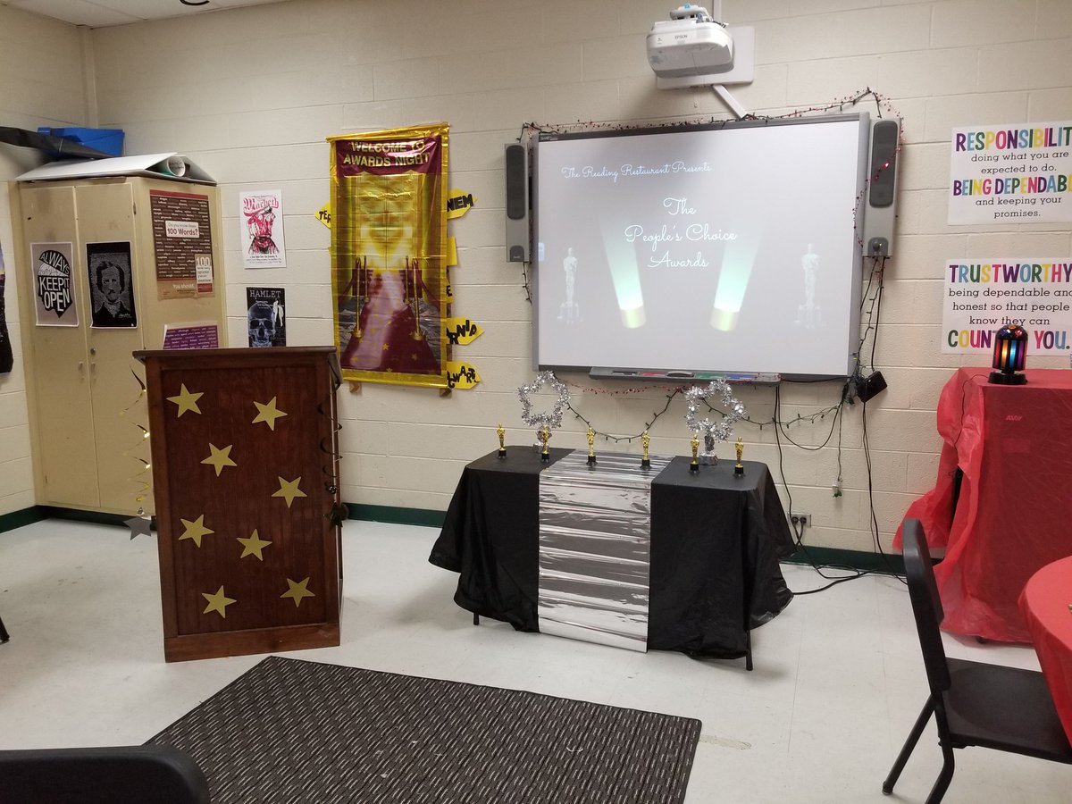 LDotzel's tweet photo. Who will win best Male character? Will Richard Perry win fiercest fighter two years in a row? And which designers will the nominees be wearing?!? Stay tuned to find out, here at the People's Choice Awards! #sjhstrojans #englishisfun #readingrestaurant https://t.co/8233s3fVMd