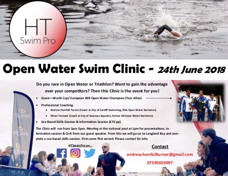 Want the edge over your competitors on the Open Water Swim! Then this is the Clinic is the day for you! #openwater