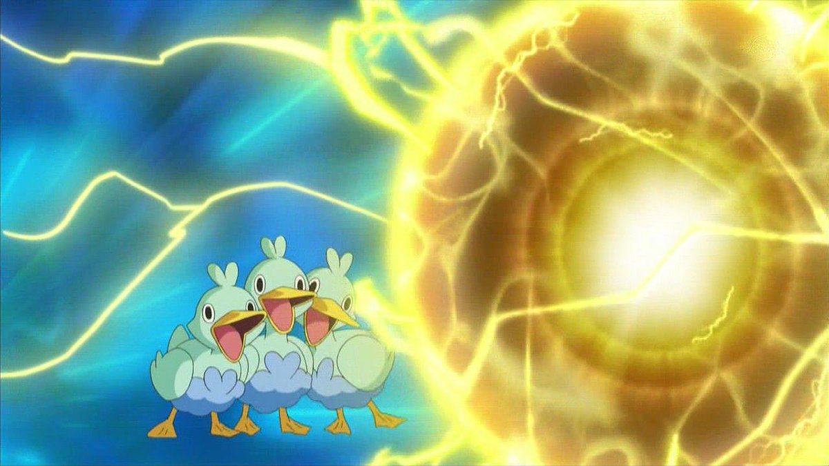 ヒノッチ 11年2月24日放送回 ボルテッカー エレキボール 18年5月24日放送回 エレキボール エレキネット 実に7年3ヵ月振りの新ワザ 何かが覆いかぶさるの恐い ピカチュウおめでとう Anipoke T Co