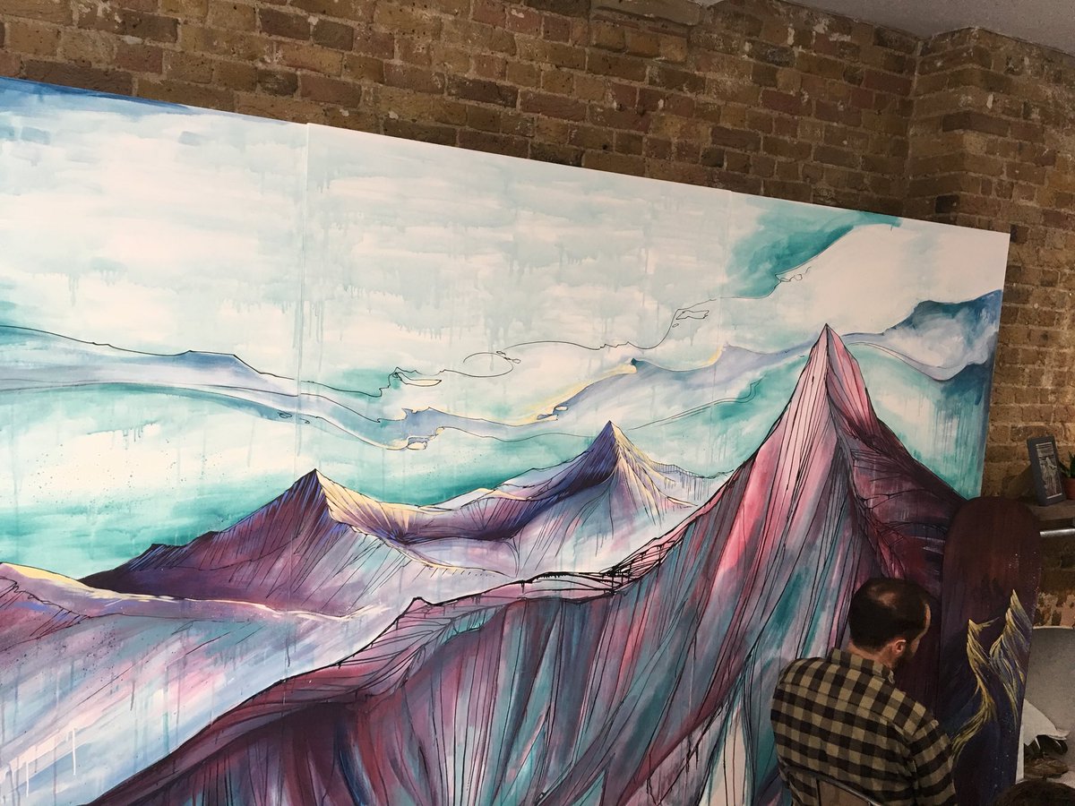 AllConMedia's tweet photo. It’s the final day of our #ACMPOPUP, drop by our Shoreditch base if you’re around and see this masterpiece by @rp_roberts. https://t.co/PCC69u7nNk