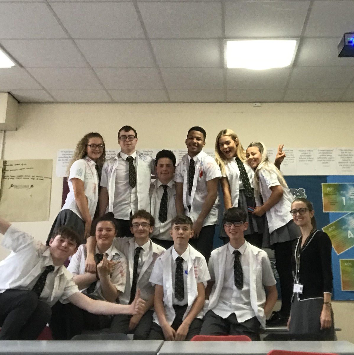 CHS_RS's tweet photo. Saying goodbye to the year 11! All the best for the rest of your exams. https://t.co/5L0M81W6vw
