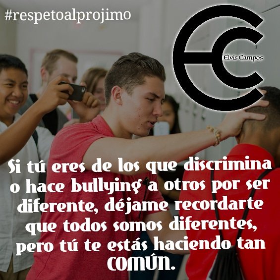 ELVISCAMPOSec's tweet photo. #respetoalprojimo valores que se van perdiendo y que debemos recuperar así que recuerda RT  y seguir la cuenta @ElvisCamposMgs https://t.co/0veGedbhlK