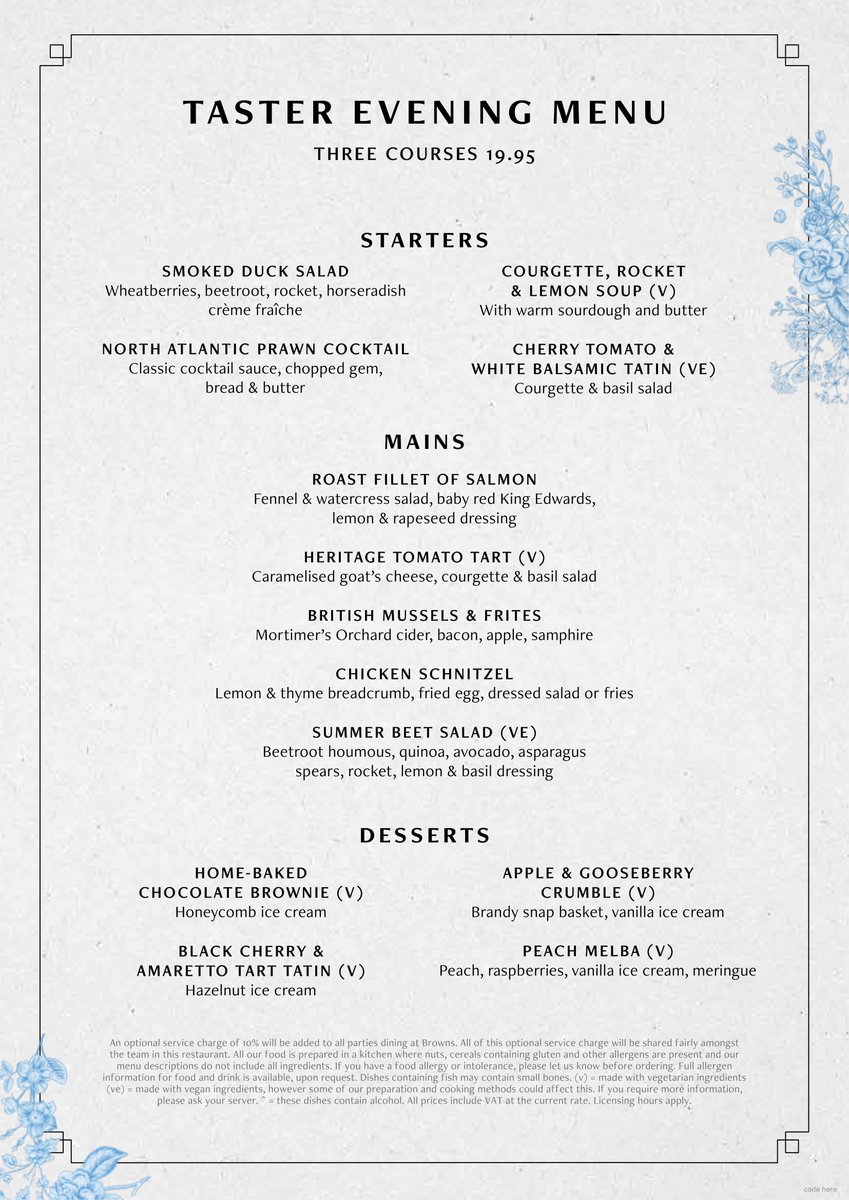 BrownsEdinburgh's tweet photo. NEW SUMMER MENU TASTER EVENINGS
Following the success of our Spring menu taster evenings, we are repeating this for our new summer menu. Two nights! 13th and 20th June
3 Courses £19.95. Book ahead to avoid disappointment. https://t.co/9Yako7Le2a