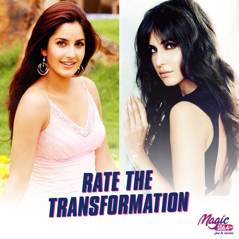 magicfmmumbai's tweet image. Katrina is the redefinition of glamour. How would rate this transformation? #TransformationMagic #JeeLeZara #MagicFM #Mumbai #magicfmmumbai #KatrinaKaif #CelebLife