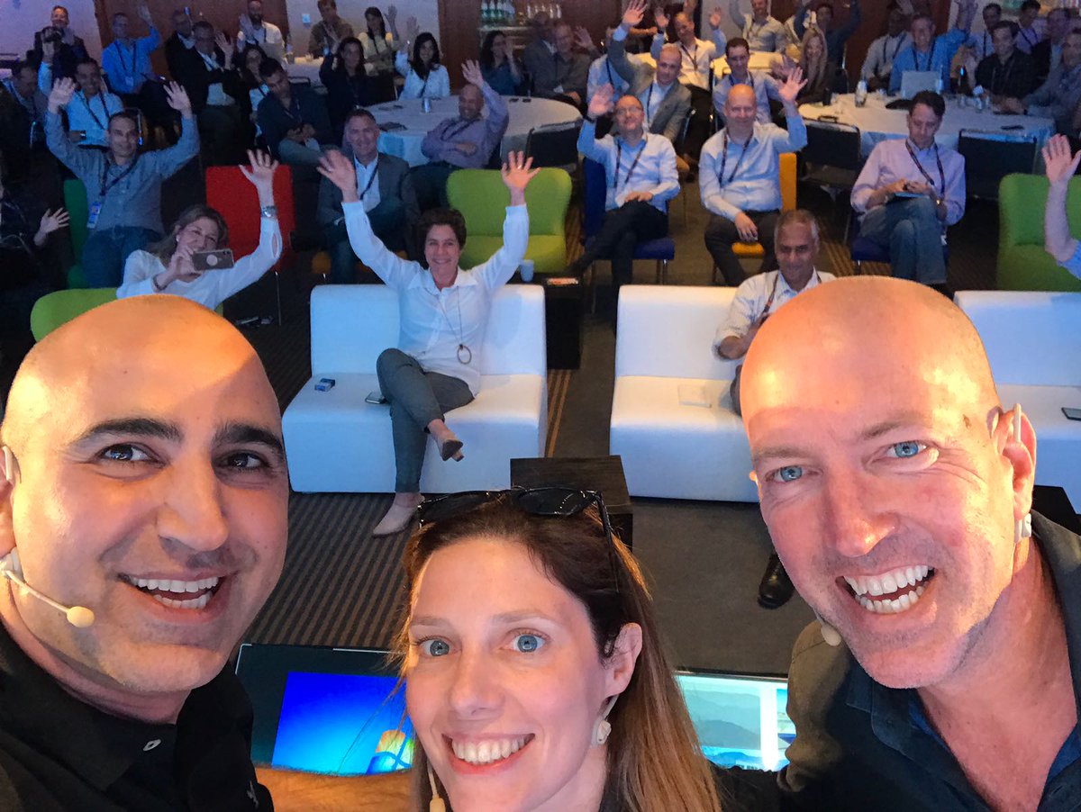 Our CEO Eynav (Navi) Azarya took the stage yesterday at #AmdocsPartners2018 with Gary Miles, such an honor for us working with this amazing people at <a href="/Amdocs/">Amdocs</a>