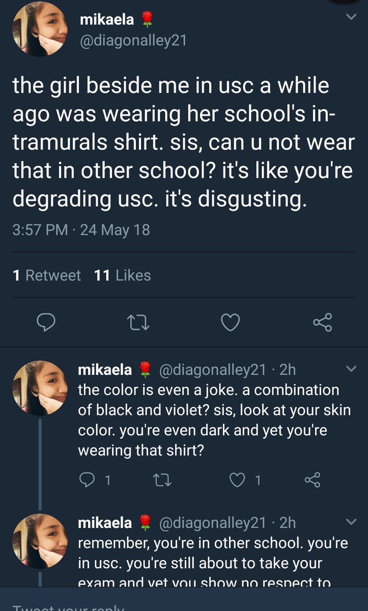 SciHi_Opluk's tweet photo. Di lagi ta ana "in other school" bai. Pero seryoso, bawal na diay muwear og shirt sa laing school sah basta muadto usc 😮 ijudge pa jud ka if itomon ka og panit 😮 https://t.co/vbTlfh9i1F