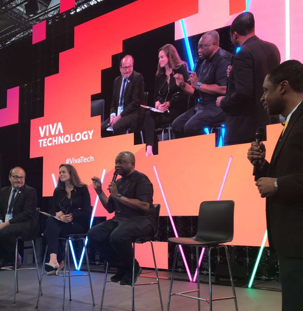 africatechie's tweet photo. I invested $5000 in a South African startup. Eight years later, I made $250k from it. That is what angel investing is all about - @tomidee #VivaTech https://t.co/sXudmwkSbG