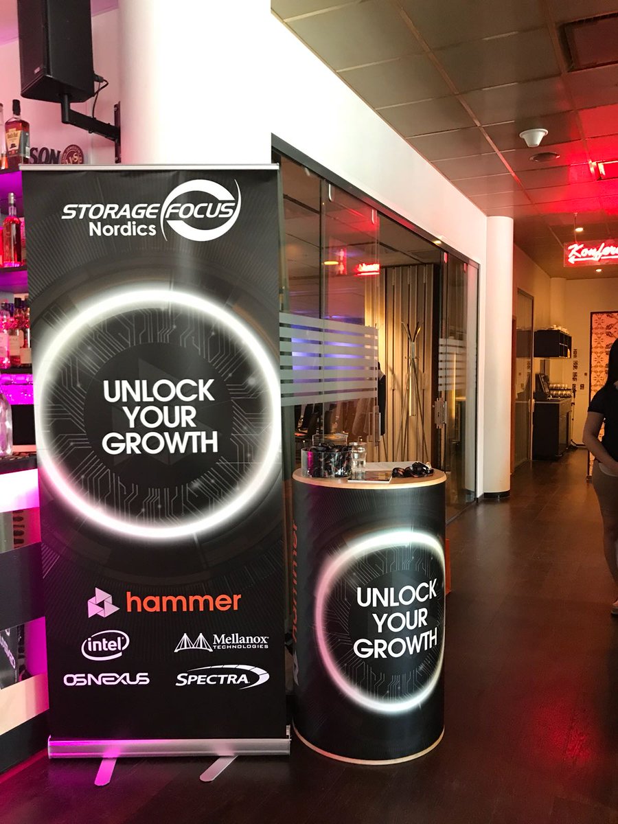 storage_focus's tweet photo. Are you ready to unlock your growth? Storage Focus Nordics 2018 is about to get underway! We look forward to welcoming our Nordics partners, exhibiting vendors, and headline presenters @IntelUK, @mellanoxtech, @osnexus and @spectralogic https://t.co/NJiIpXb0Rj