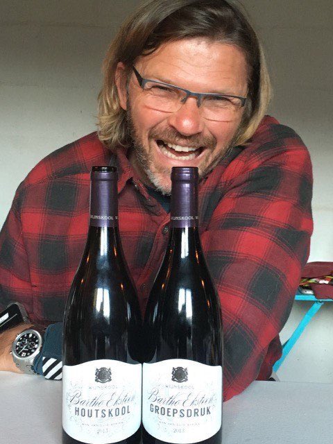 Morgen 25 mei is van 16-20 de grote ZA wijnmaker Bartho Eksteen van <a href="/Wijnskool/">Bartho Eksteen Wijnskool</a> bij ons in de winkel om zijn wijnen te laten proeven. #WinemakeroftheYear #BesteSauvignonTerWereld