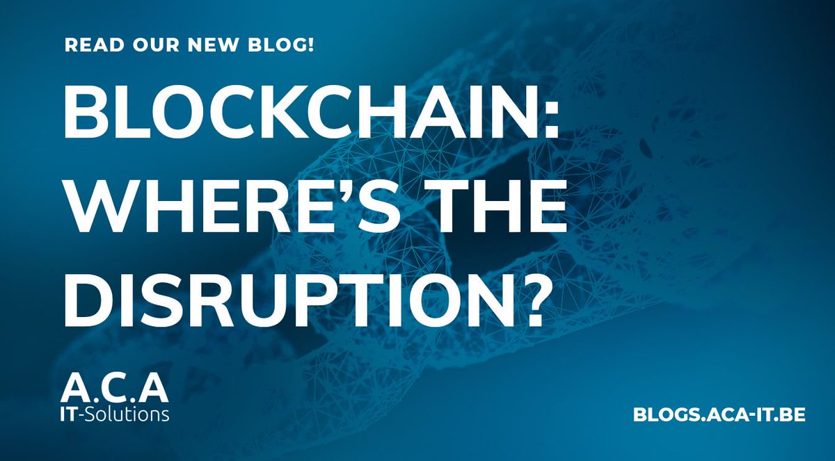 You probably already heard about 'blockchain' but how much do you really know about it? We'll familiarize you in our newest blogpost! >>> buff.ly/2IpWA4w

#bitcoin #blockchain #technology @aca_it