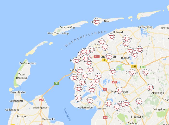 Vanaf nu zijn er ook reanimatiepartners van de <a href="/Hartstichting/">Hartstichting</a> actief in Witmarsum en op <a href="/AmelandGemeente/">Gemeente Ameland</a>! Check het volledig overzicht op onze website: fryslanhartveilig.frl/aanmelden/rean…