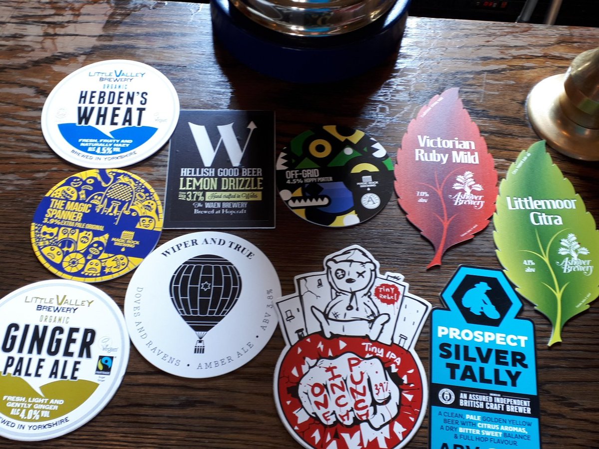 CricketersHorb's tweet photo. Cask beers which will appear at some point over the females in Brewing festival #beer #festival #Wakefield #horbury #realale #caskale @WakefieldCamra @WakeExpress @huddscamra @Expwakefield https://t.co/AeHcMG74Sm