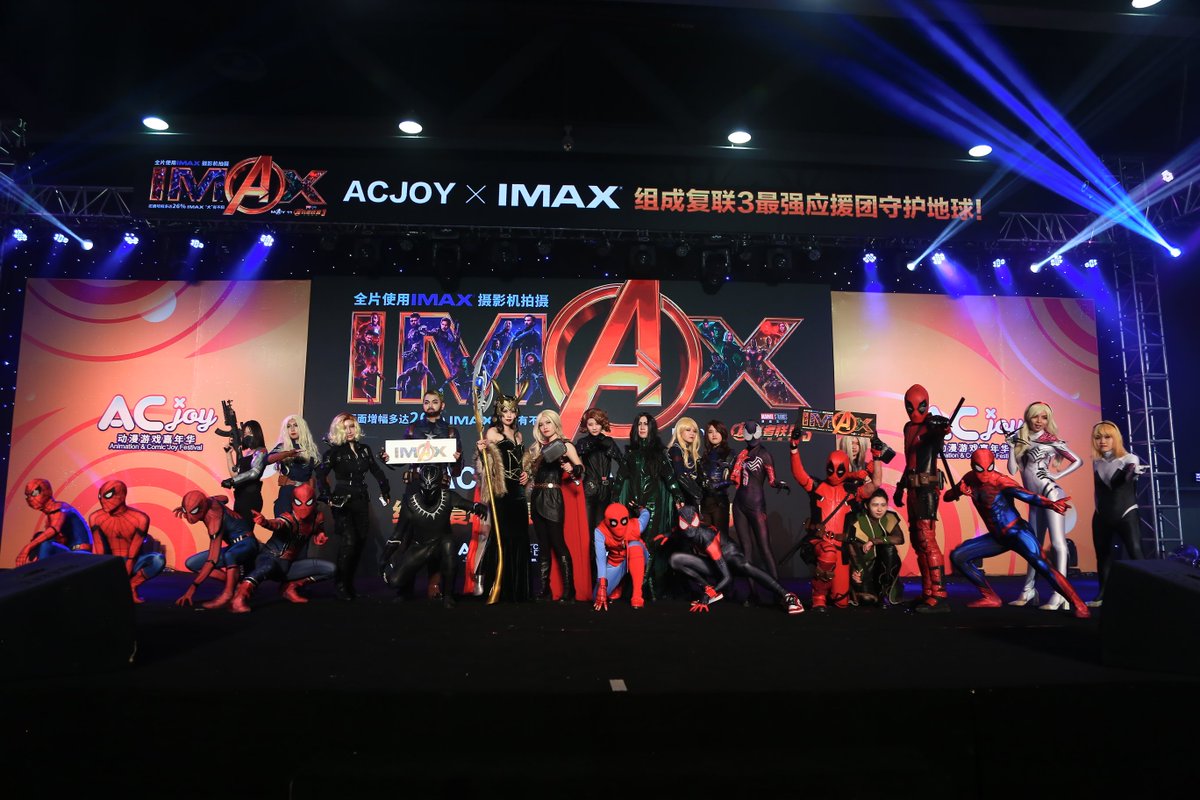 UltraSpider2099's tweet photo. #Avengers #Infinitewar #China #Guangzhou #acjoy #spiderman #BlackPanther https://t.co/EFrE4yOsex