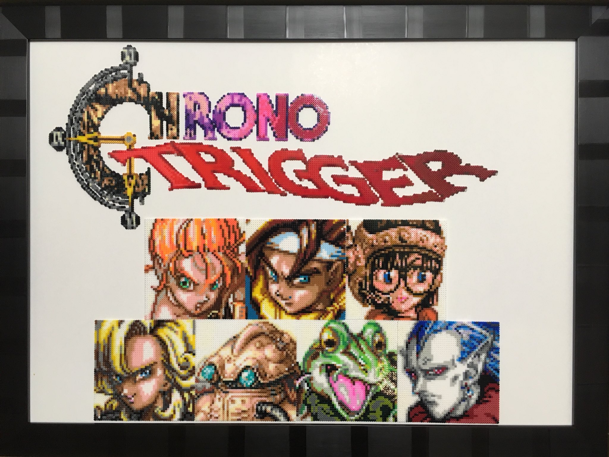 にむ タイトルロゴでけたー クロノトリガー アイロンビーズ T Co Wqstgts6lc T Co Ybbwmfgodt Twitter