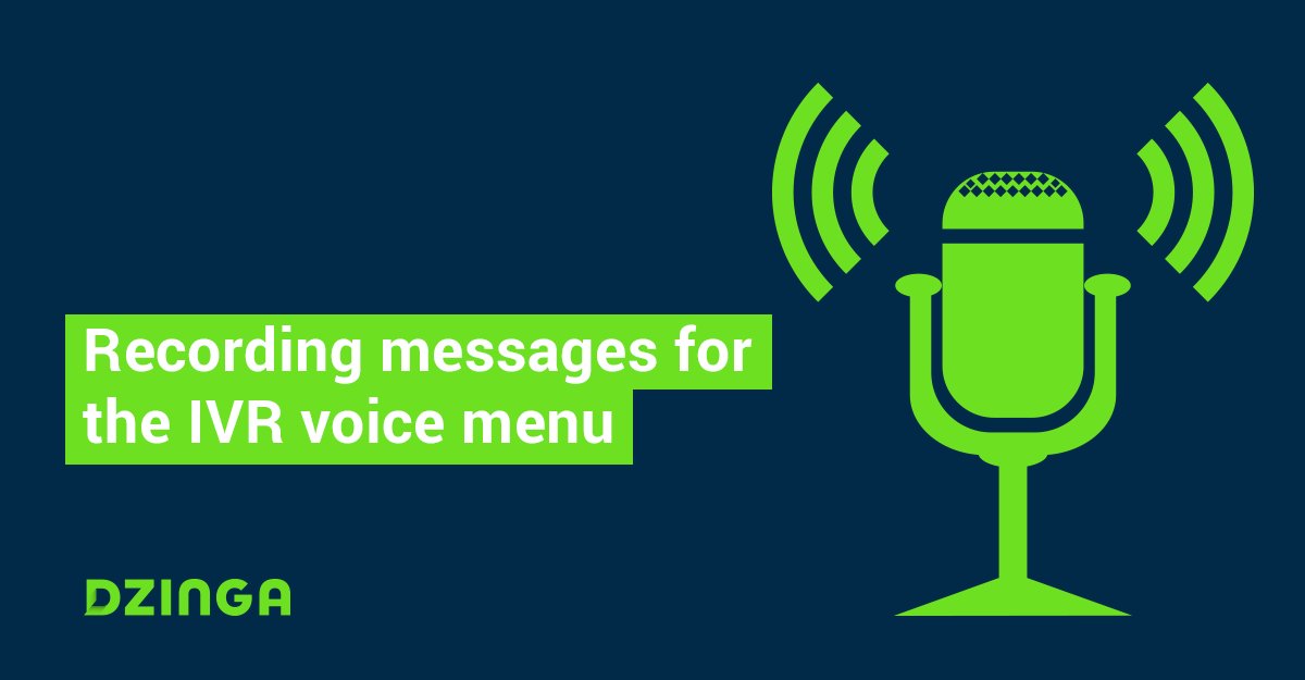 dzinga_official's tweet image. A high standard #IVR #VoiceMenu increases #Customer loyalty and improves the #Company&apos;s image. To record voice messages, you can use one of three methods:
↪️ dzinga.com/en/blog/tips-t…