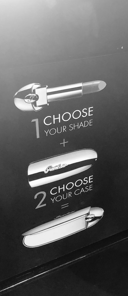 Guerlain's tweet photo. Choose your shade 💋
Choose your case 💃
Find your #MyRougeG 💄 thank to our newesr digital experience. 
Stop by and see us at the @LVMH Luxuy Lab @VivaTech until Saturday! https://t.co/wl2CXLlHdN