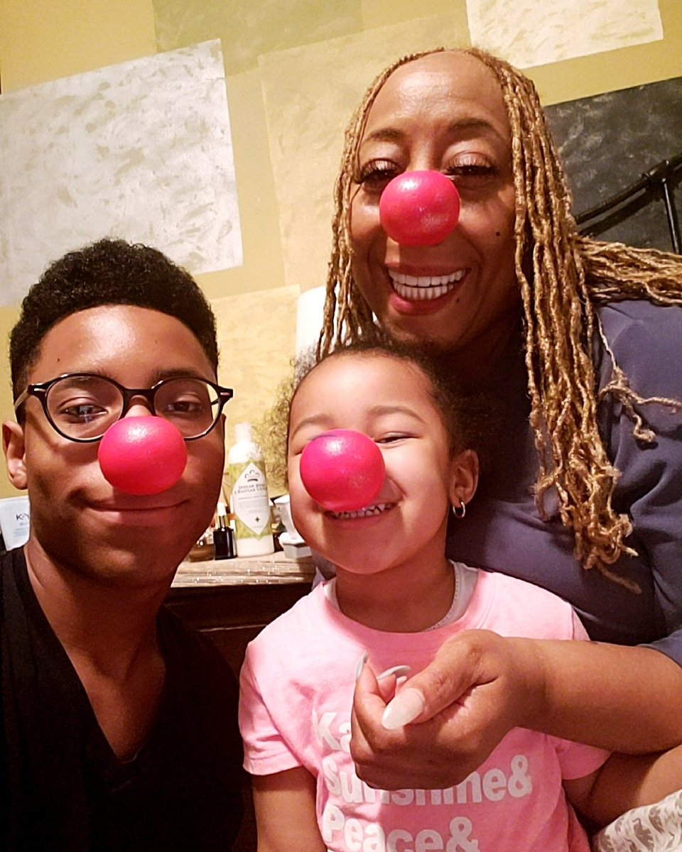 #Good Morning It's  #RedNoseDay2018 Get your #RedNose
@Walgreens to help end #childhoodpoverty..Me and my family are ready