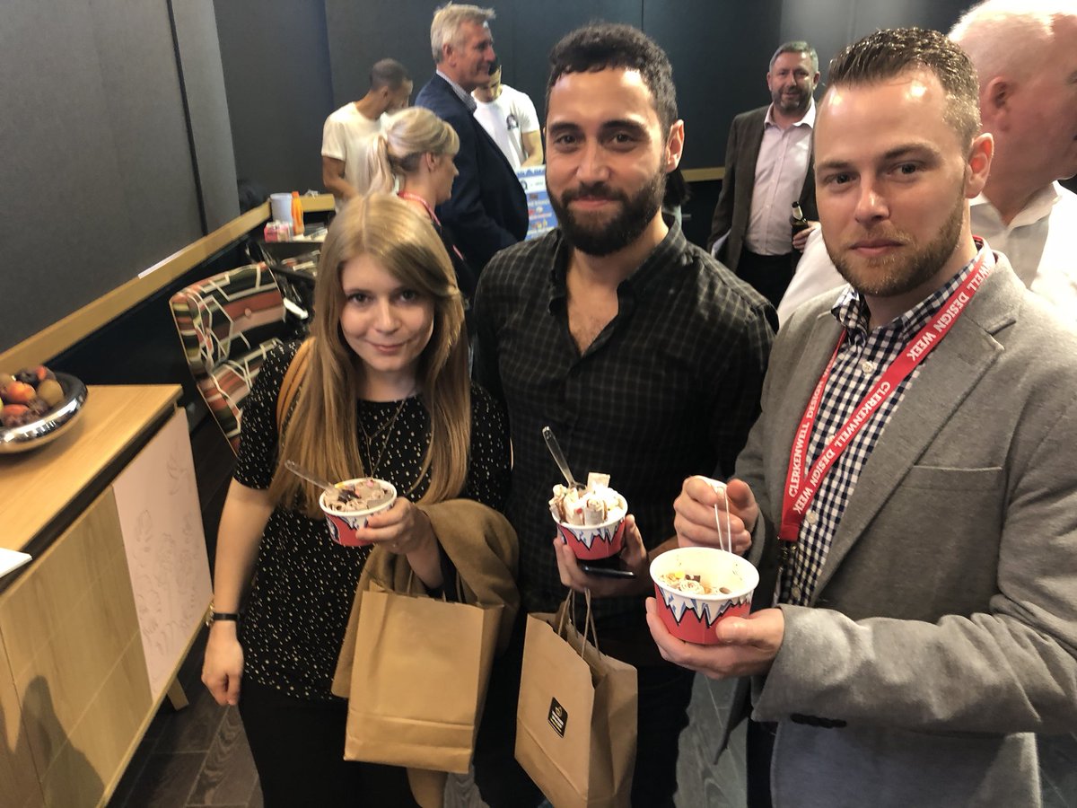 Rich_Bl's tweet photo. Great ice cream @Vercodesign #CDW2018 https://t.co/5bxjeb383M